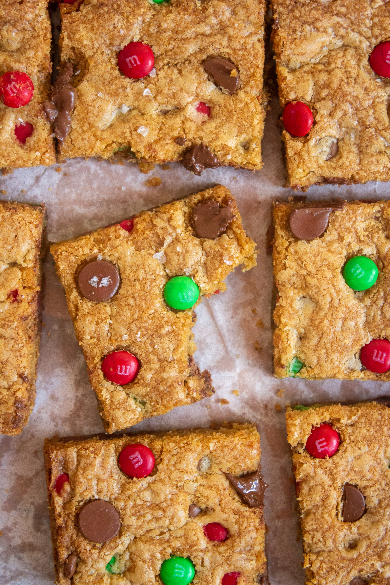 Browned Butter M&M Blondies