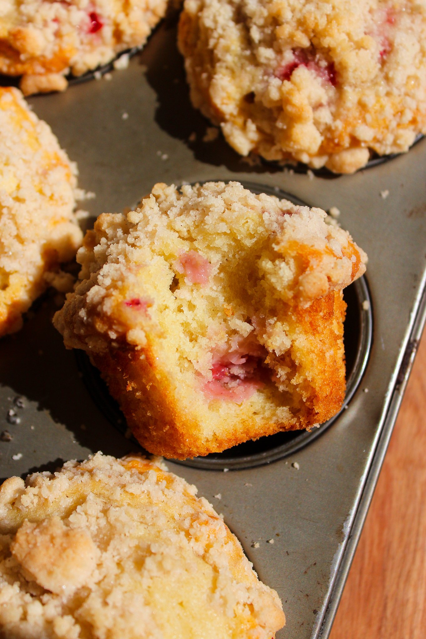 Classic Strawberry Muffins-image